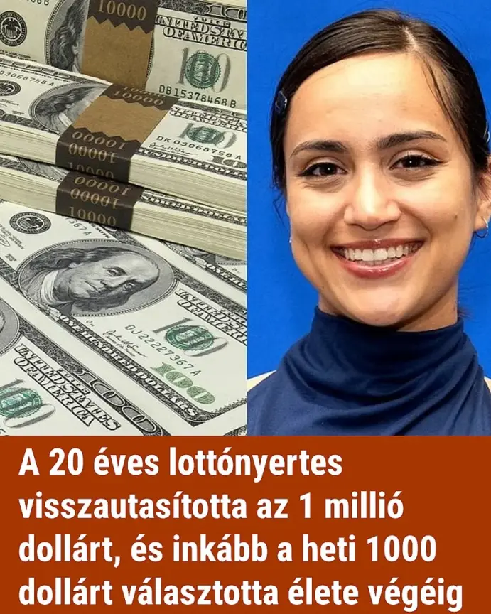 Meglepo Dontest Hozott A Fiatal Lottonyertes Nemet Mondott Az Egymillio Dollarra