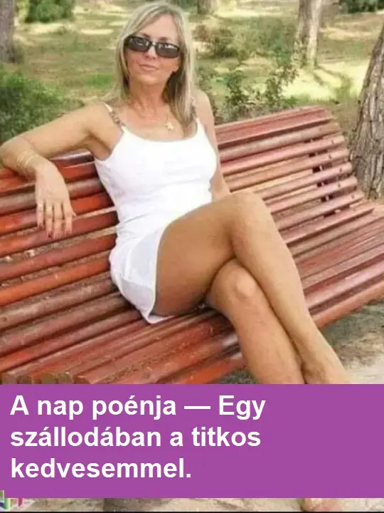 A Nap Poenja Egy Szallodaban A Titkos Kedvesemmel