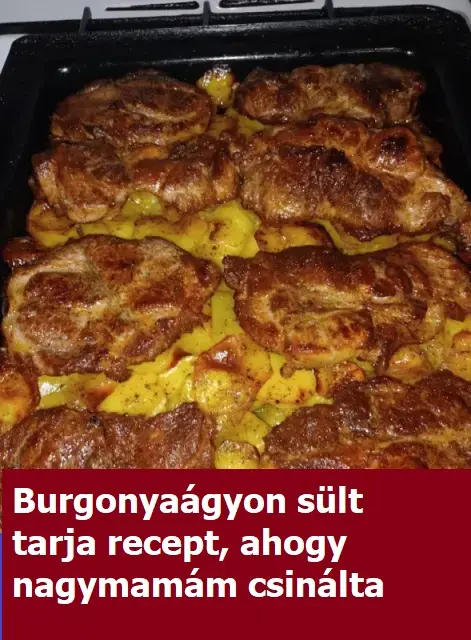 Burgonyaagyon Sult Tarja Recept Ahogy Nagymamam Csinalta