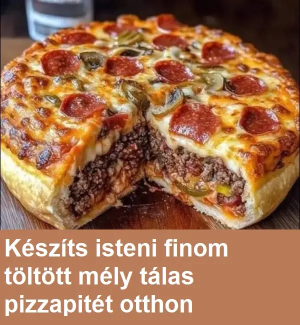 Keszits Isteni Finom Toltott Mely Talas Pizzapitet Otthon