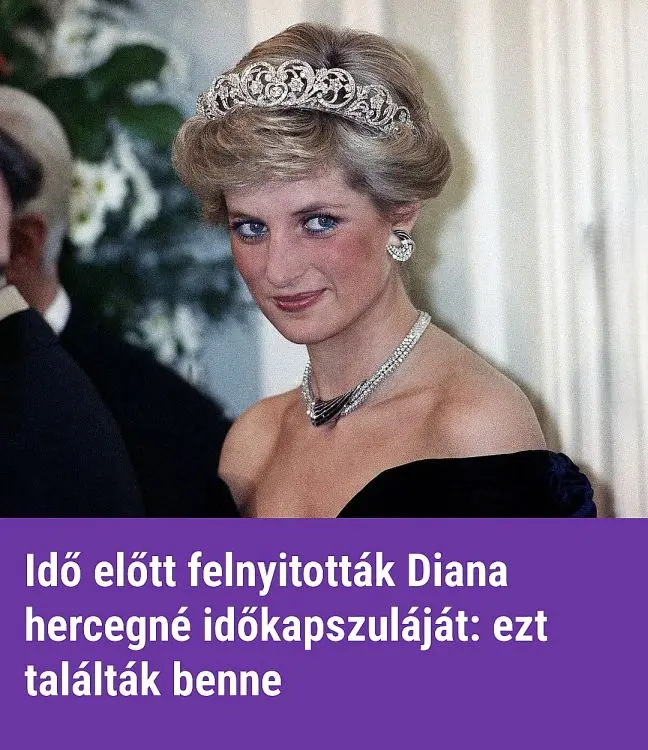 Majdnem 40 Ev Utan Napvilagra Kerult Diana Hercegne Idokapszulaja Ezt Talaltak Benne