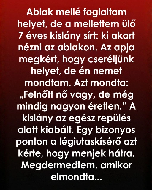 Egy Idegen Mondata A Repulon Olyan Lecket Adott Amit Sosem Felejtek El